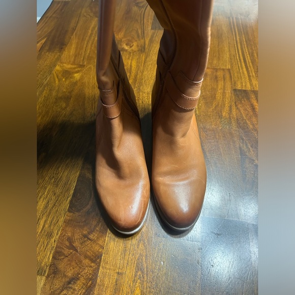 Naturalizer Demetria Tall Brown Leather Boots Women’s Size 8.5 - Picture 3 of 10